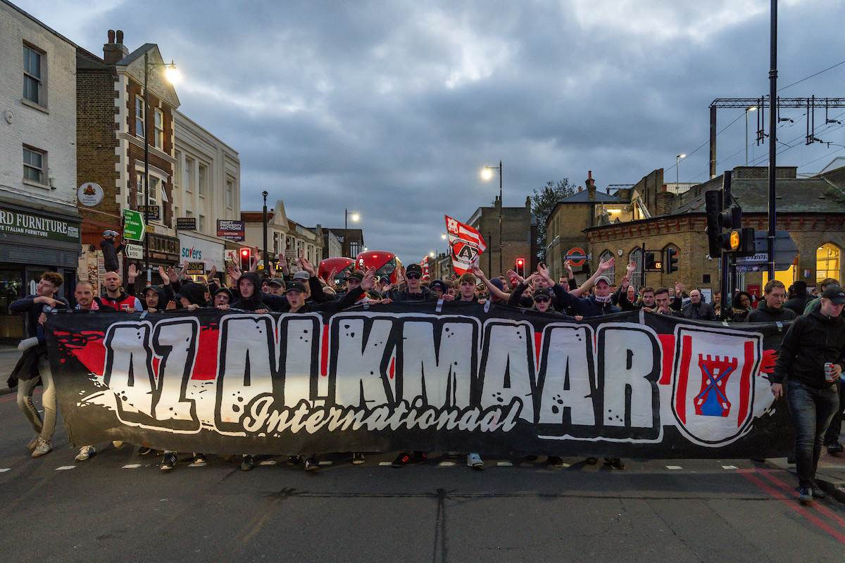 Fanzone in Boedapest voor AZ-supporters