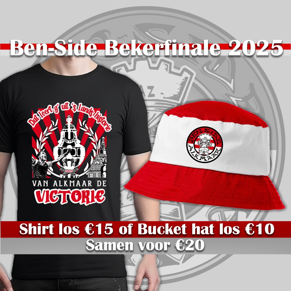 In stijl naar de bekerfinale: Scoor jouw Ben-Side Finaleshirt en Bucket Hat