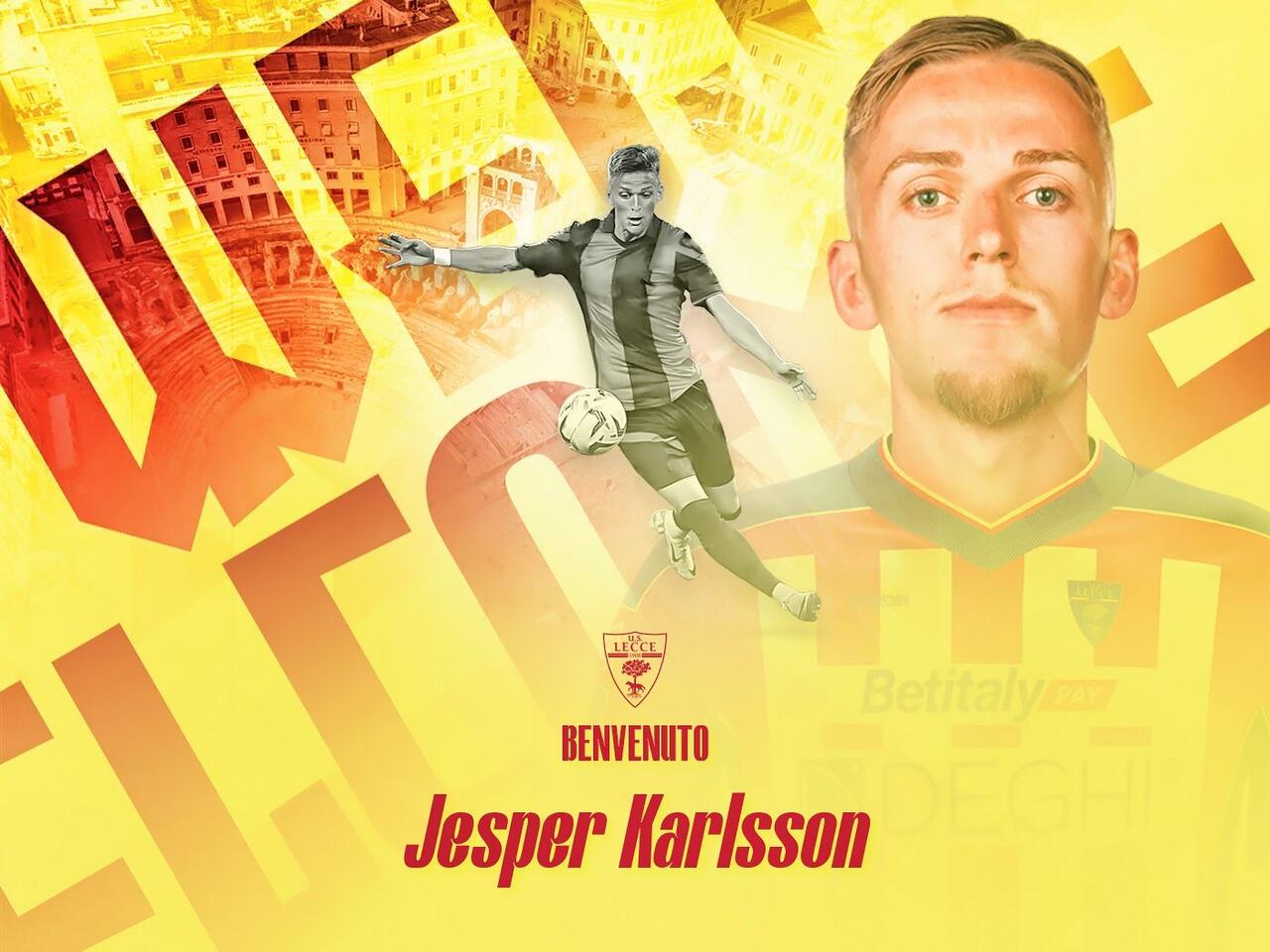 Jesper Karlsson op huurbasis naar Lecce voor rest van het seizoen