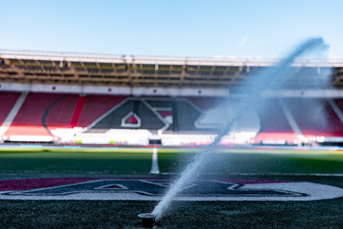 Laatste training richting bekerfinale openbaar in het stadion