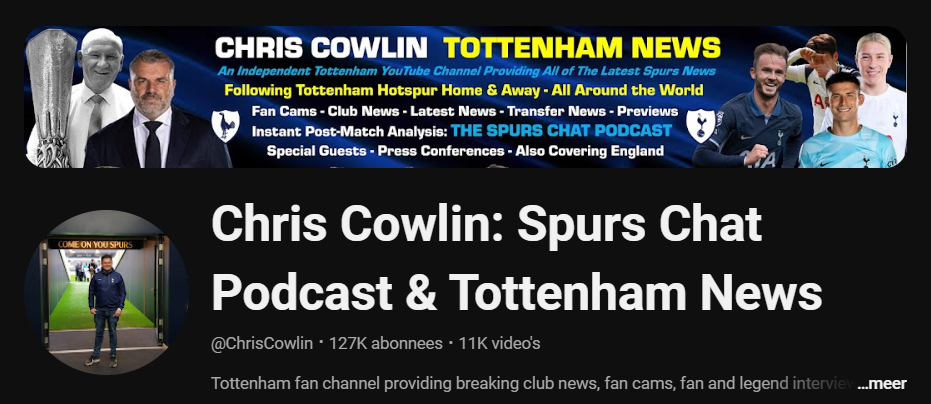 AZAlerts bij Tottenham-watcher Chris Cowlin