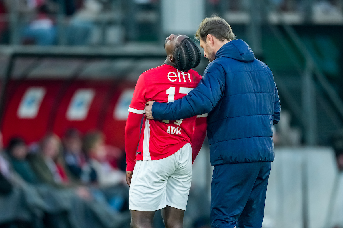 Jayden Addai weken uit de roulatie door enkelblessure