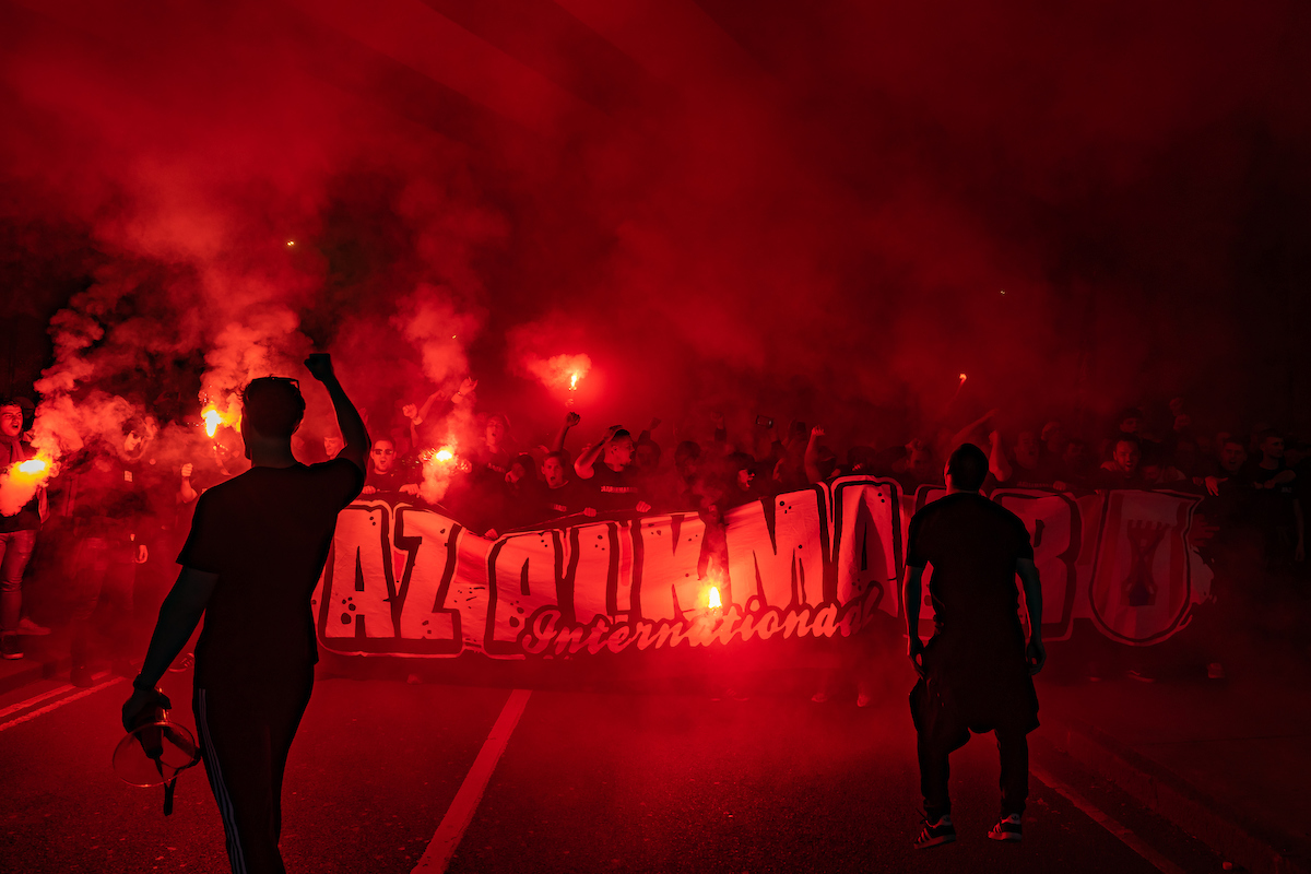 Groot busonthaal en Omloop Victory Party rond AZ – Levski Sofia