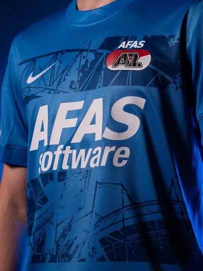 AZ komt met blauw uitshirt geïnspireerd op het AFAS Stadion