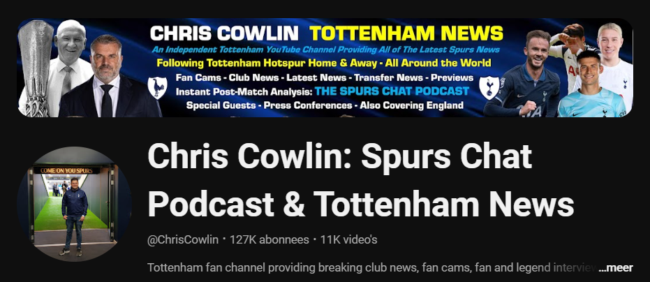 AZAlerts bij Tottenham-account Chris Cowlin