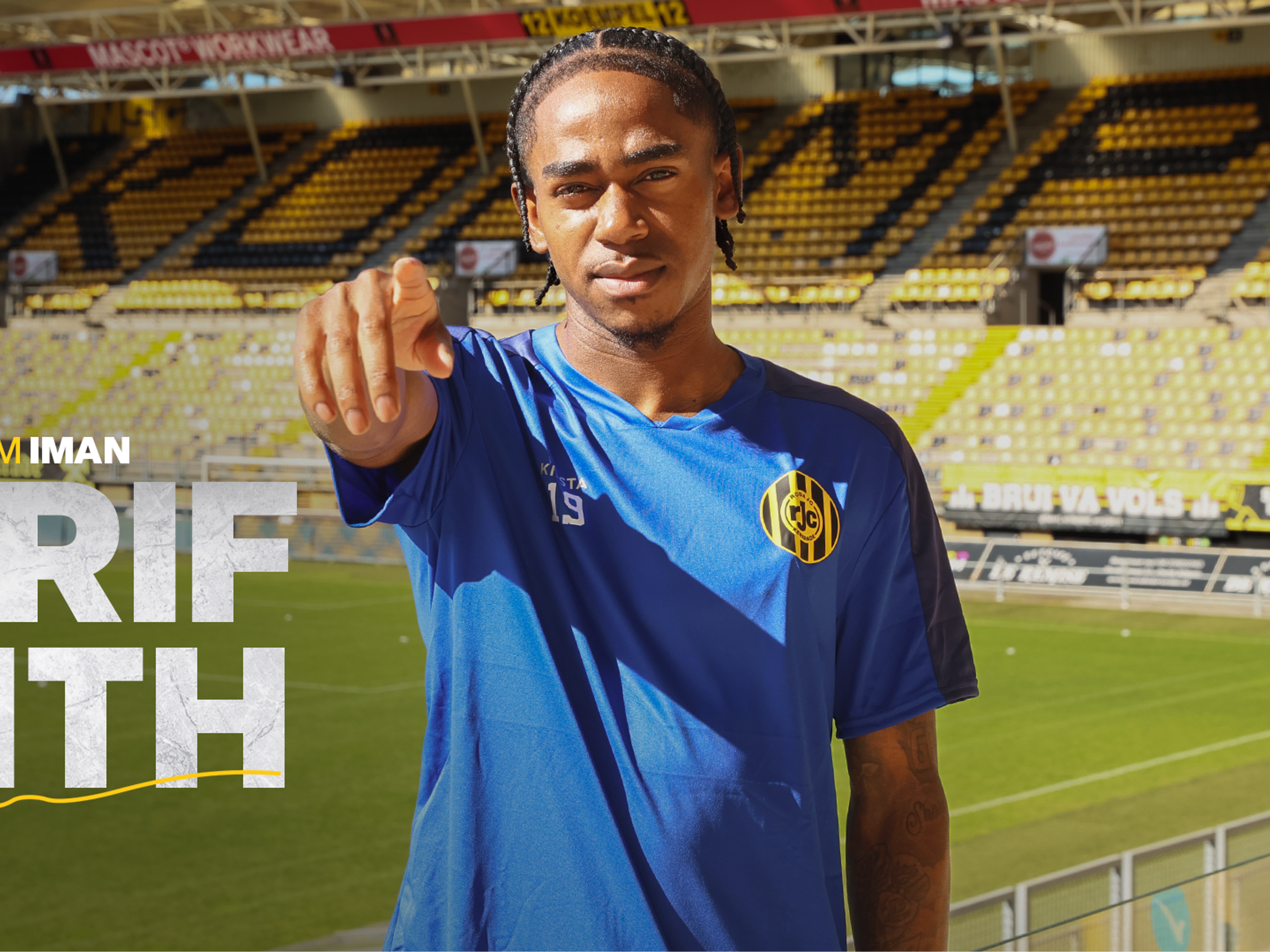 Iman Griffith tekent bij Roda JC