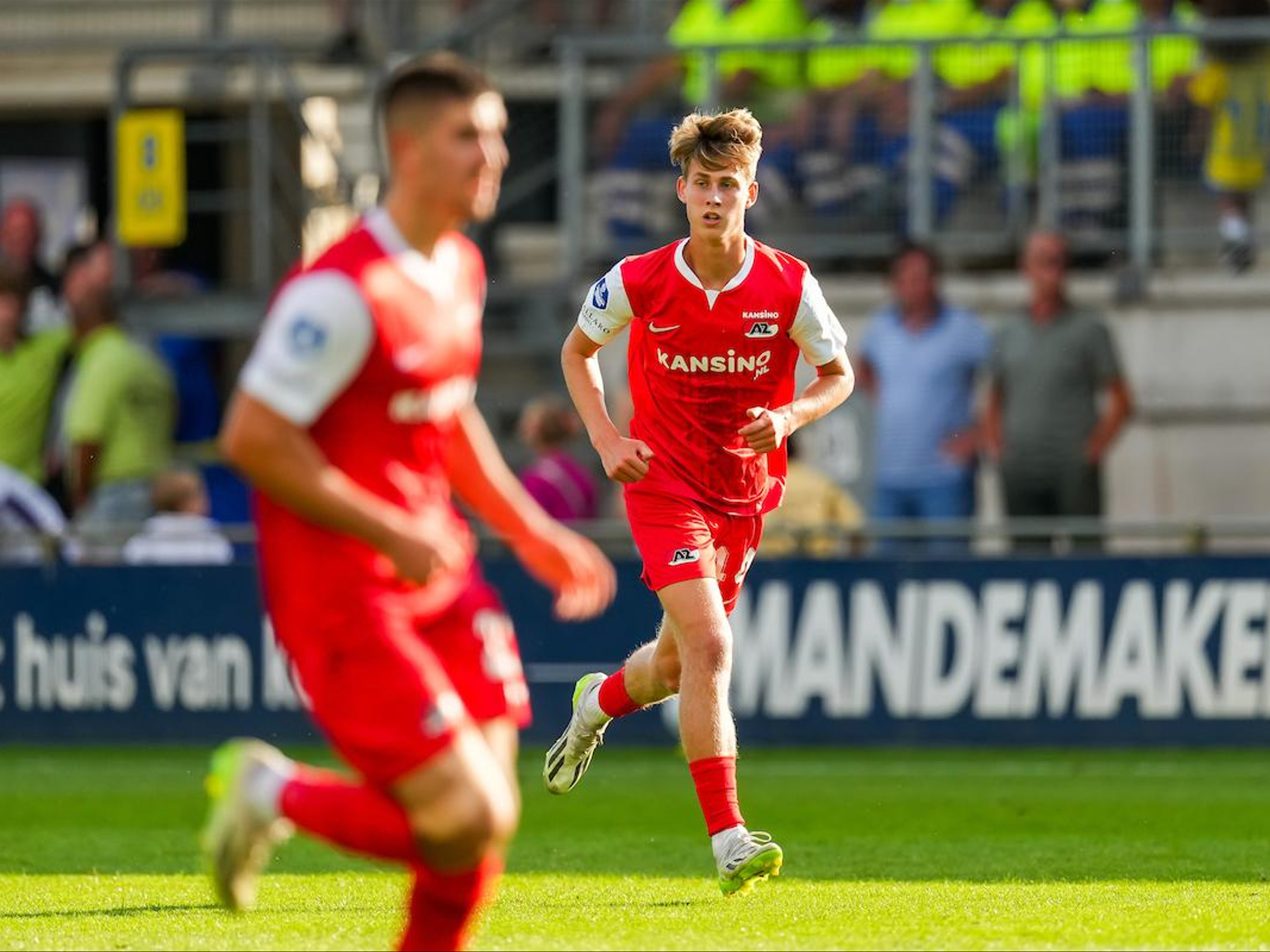 Dave Kwakman op de weg terug van zijn enkelblessure