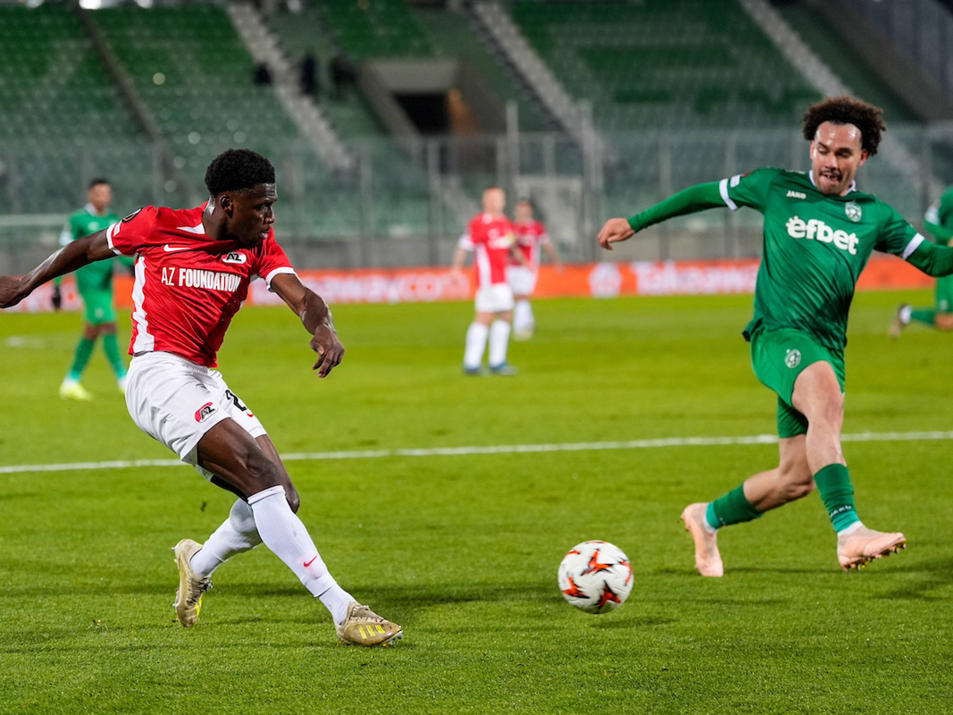 AZ geeft overwinning uit handen in Razgrad
