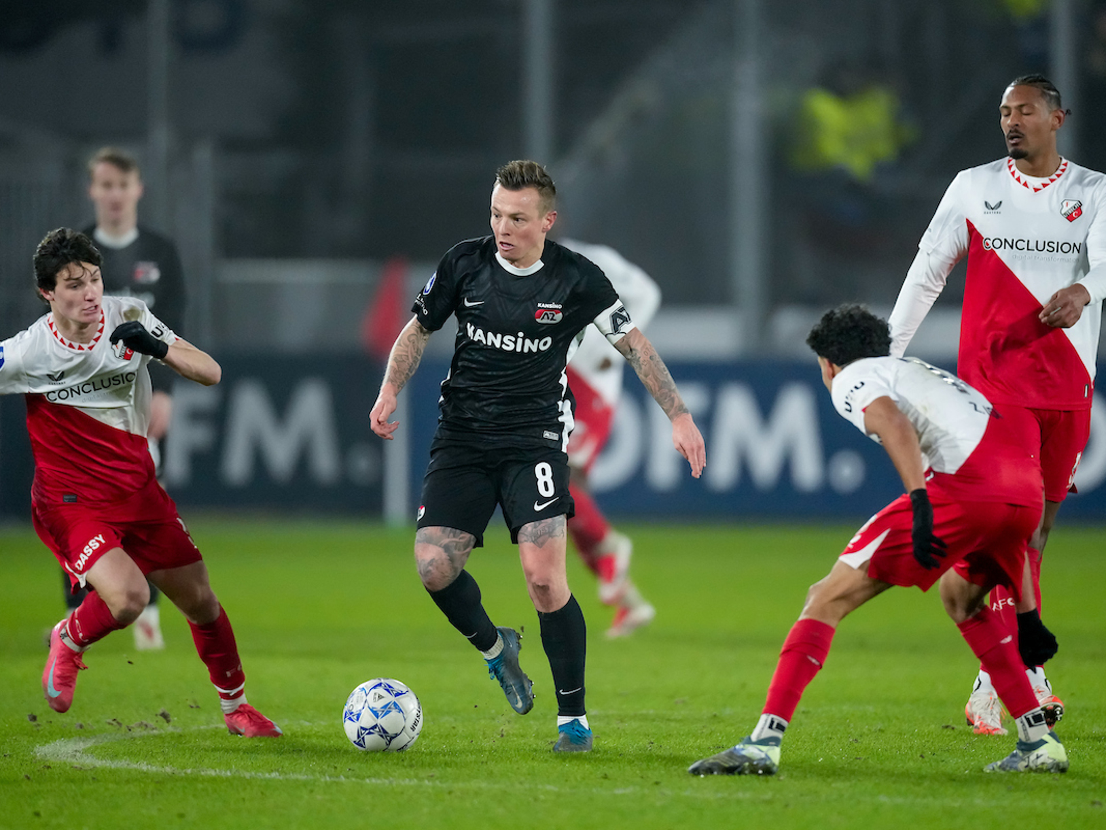 AZ houdt een punt over aan topper in Utrecht