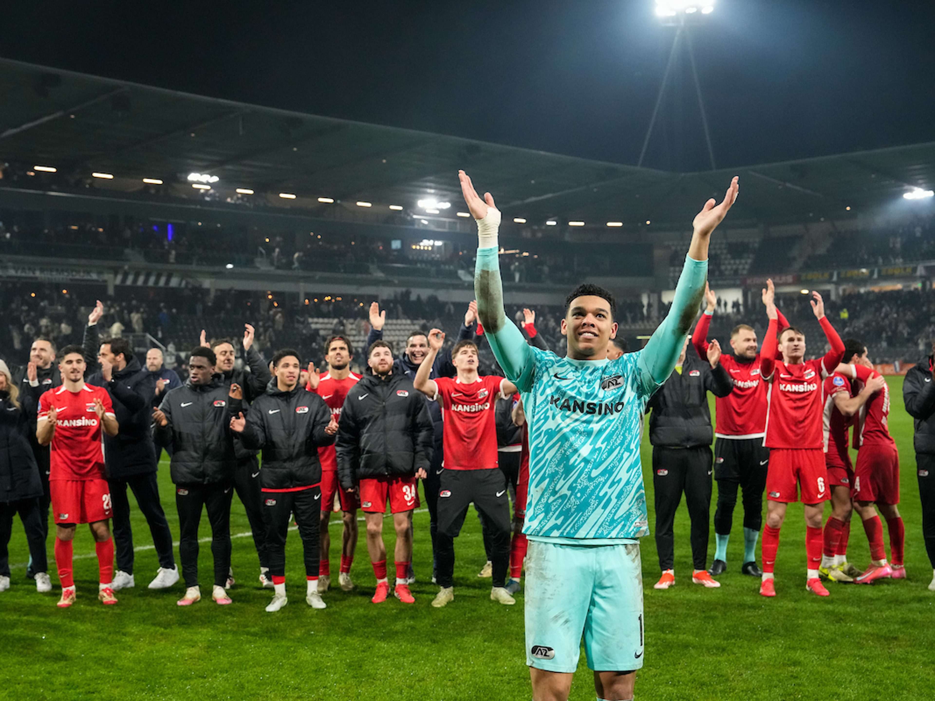 Locatie eventuele bekerhuldiging AZ bekend