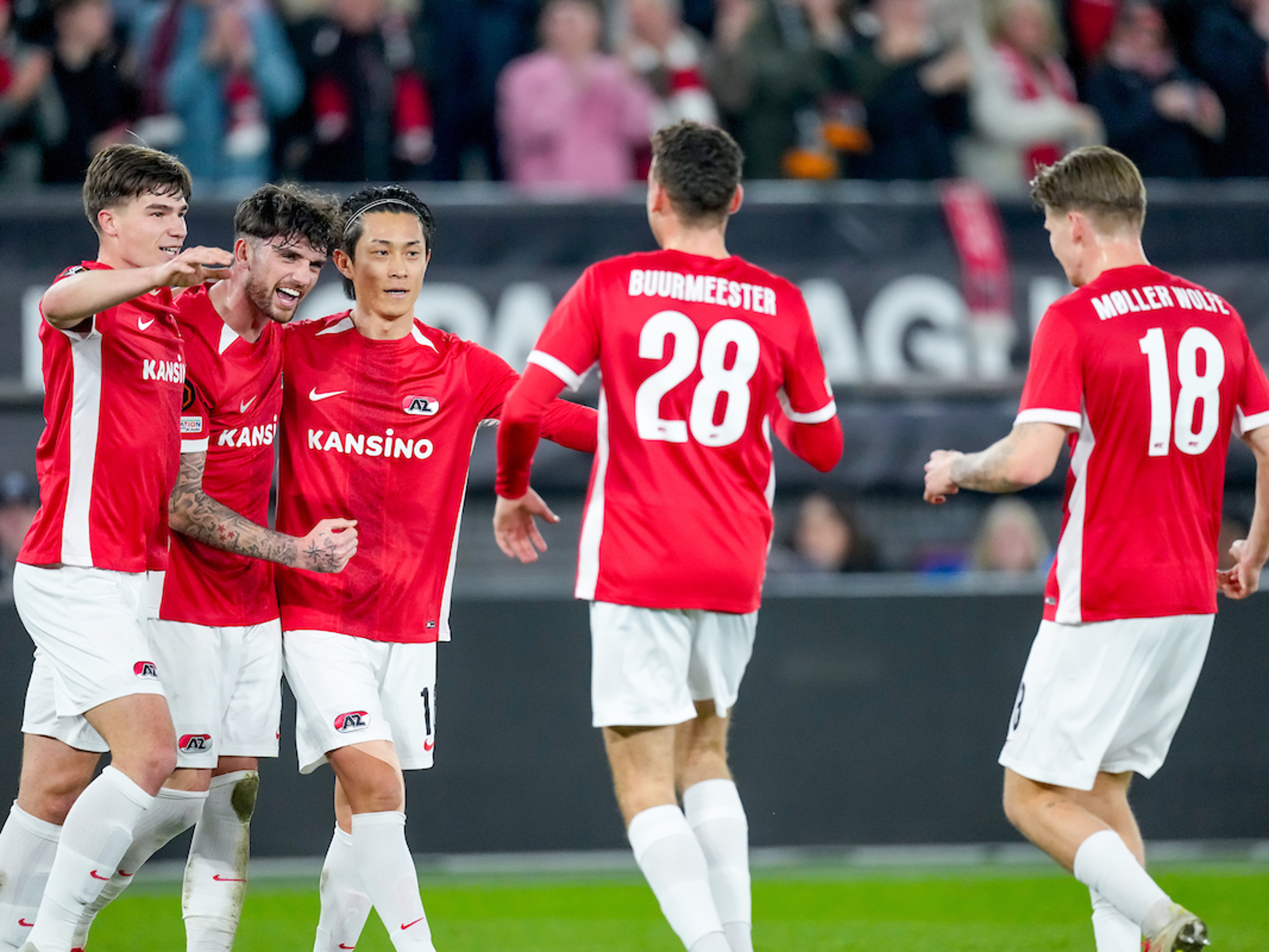 Sterk AZ verslaat Tottenham Hotspur